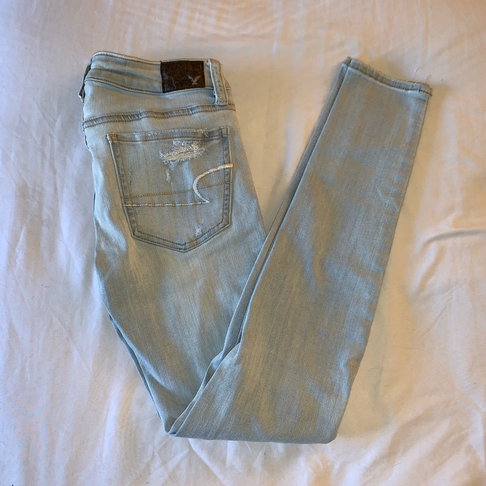American Eagle Destroyed Jeggings